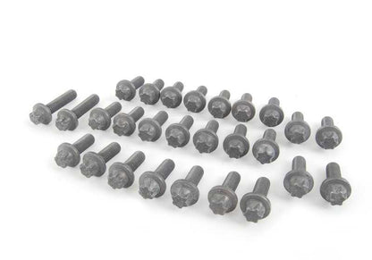 Juego de tornillos de aluminio para el cárter OEM 11110392552 para BMW E81, E82, E87, E88, F20, F21, F22, F23, F87, E90, E91, E92, E93, F30, F31, F34, F35, F80, F32, F33, F36, F82, F83, E60, E61, F07, F10, F11, F18, E63, E64, F06, F12, F13, E65, E66