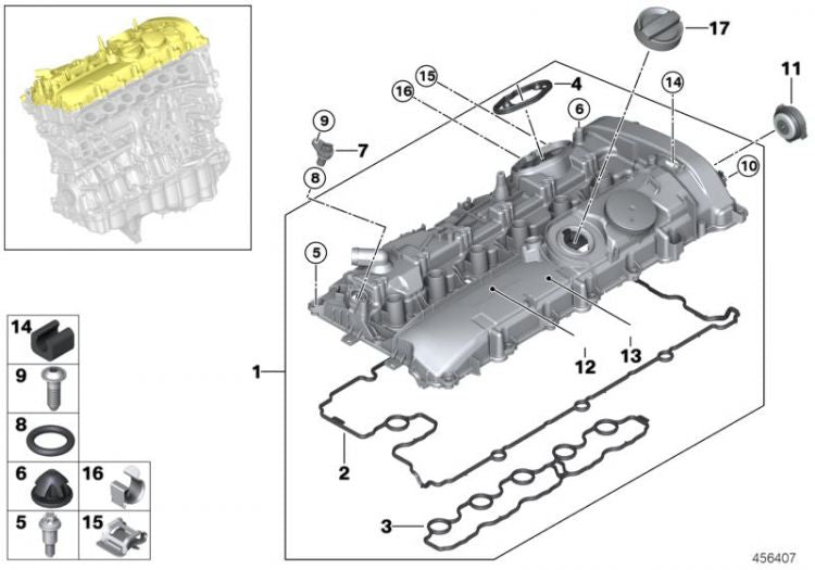 Tapa Para Llenado De Aceite Bmw Muchos Modelos. Original Recambios