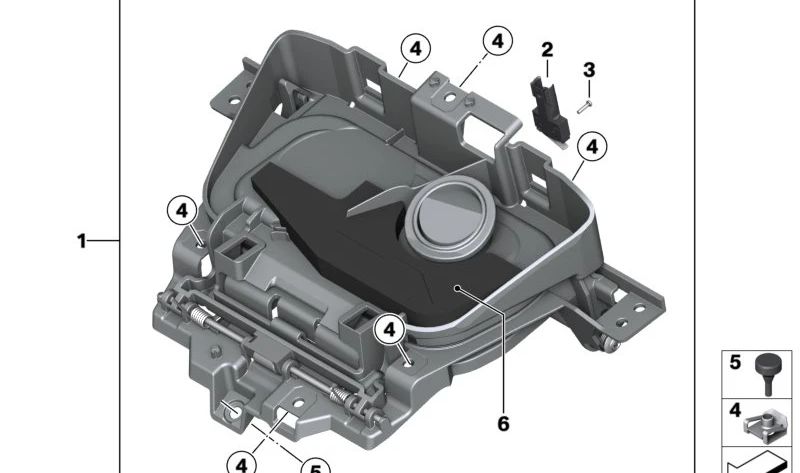 Microinterruptor OEM 61317671111 para motos BMW R1200GS, F800GS, K1600GT... y más. Original BMW Motorrad.