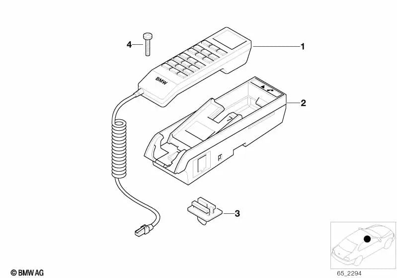 Bräuelschraube für BMW E39, E38 (OEM 07119900183). Original BMW