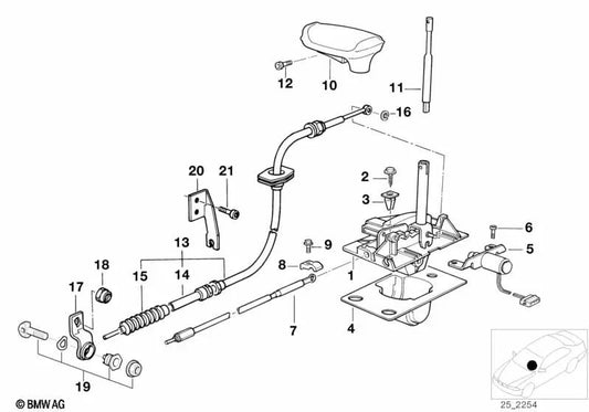 Sleeve for BMW E36, E34 (OEM 25161216821). Genuine BMW.