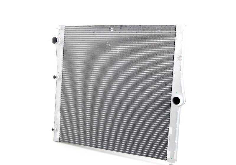 Radiador de refrigerante OEM 17117576305 para BMW E70, E71, E72, F15, F16. Original BMW.