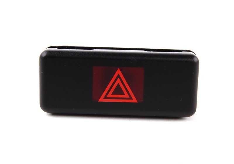 OEM emergency light switch 61318350947 for BMW E39, E38, E46, E53, E83, Z3, Z4. Original BMW spare.