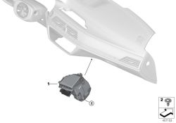 Perfumador para ventilación OEM 64119483929 para BMW Serie 5 F90, G30, Serie 7 G11, X3 G01, X5 G05, X6 G06... y más. Original BMW.