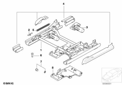 BMW E39, E38 (OEM 52108217315). BMW originale