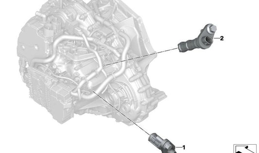 Sensor de velocidad entrada cambio OEM 28008486549 para BMW F40, F44, F45, F46, F48, F39 y MINI F55, F56, F57, F54, F60. Original BMW y MINI.