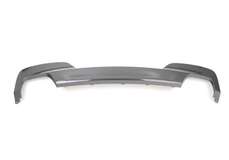 Embellecedor trasero M Performance OEM 51128050378 para BMW F06, F06N, F12, F12N, F13, F13N. Acabado en Darkshadow. Original BMW.