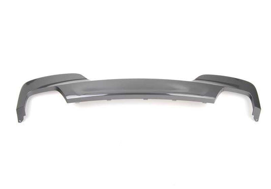 Embellecedor trasero M Performance OEM 51128050378 para BMW F06, F06N, F12, F12N, F13, F13N. Acabado en Darkshadow. Original BMW.