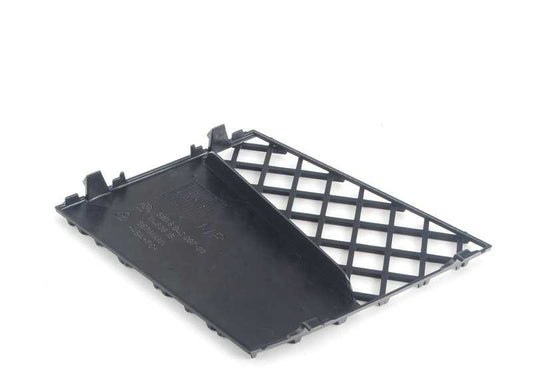 Rejilla delantera izquierda parcialmente abierta OEM 51118042007 para BMW Serie 5 E60, E60N, E61, E61N. Original BMW.