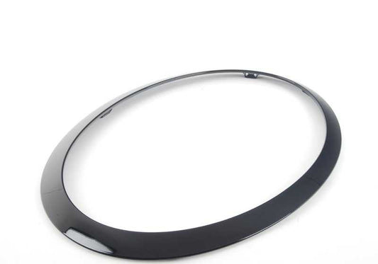 Anillo embellecedor de faro derecho negro OEM 51137449210 para MINI F55, F56, F57, F56 LCI, F55 LCI... y más. Original MINI.