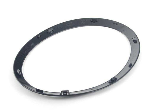 Anillo embellecedor de faro derecho negro OEM 51137449210 para MINI F55, F56, F57, F56 LCI, F55 LCI... y más. Original MINI.
