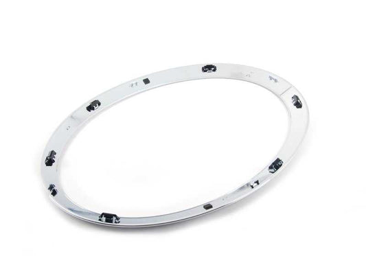 Anillo embellecedor faro izquierdo OEM 51137300631 para MINI F56, F55, Cabrio F57... y más. Original MINI.