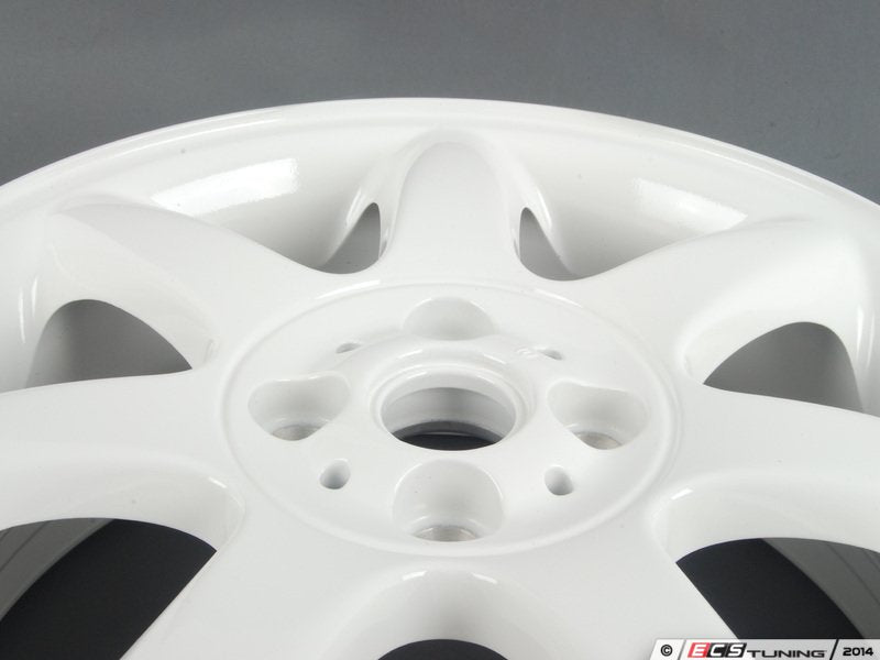 Cerchio in lega 16" 6.5J ET48 Bridge Spoke 94 Aspen White OEM 36116775800 per MINI R50, R53, R56, Clubman R55, Cabrio R52/R57, Coupé R58, Roadster R59... e altro. MINI originale.