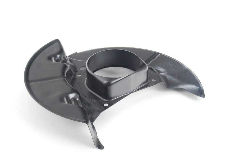 Chapa protectora de freno trasera izquierda OEM 34112225356 para BMW E30 M3. Original BMW.