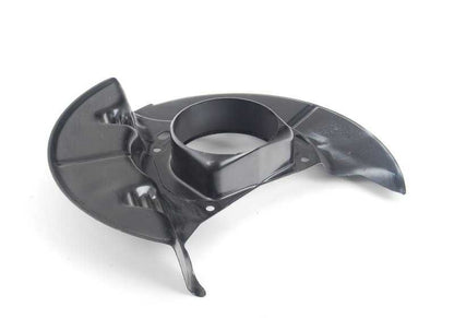 Chapa protectora de freno trasera izquierda OEM 34112225356 para BMW E30 M3. Original BMW.