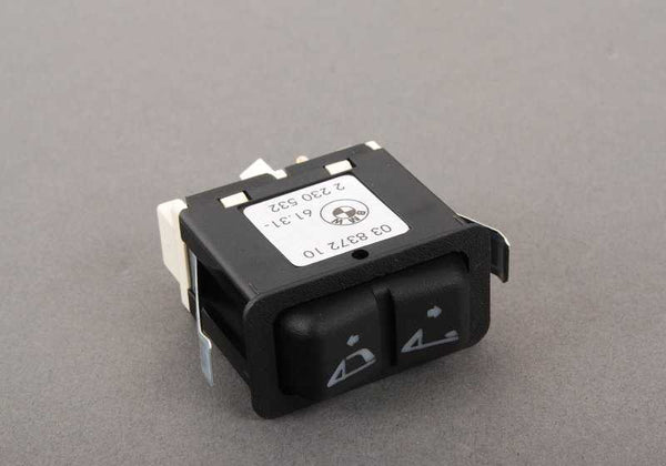 Interruptor para techo descapotable OEM 61312230532 para BMW E30. Original BMW.