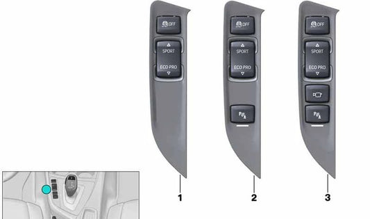 Unité de contrôle de la console centrale pour BMW Series 1 F20, F21, série 2 F22, F23, série 3 F30, F31, F34, série 4 F32, F33, F36 (OEM 61319391704). BMW d'origine