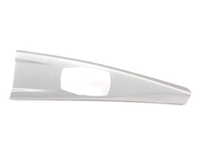 Moldura embellecedora consola central aluminio OEM 51169232087 para BMW F30, F31, F34, F32, F36. Original BMW.
