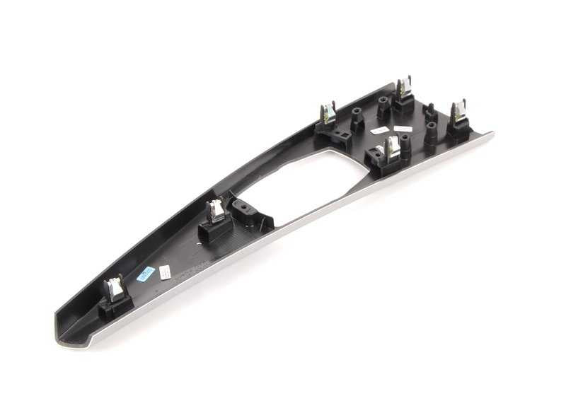 Moldura embellecedora consola central aluminio OEM 51169232087 para BMW F30, F31, F34, F32, F36. Original BMW.