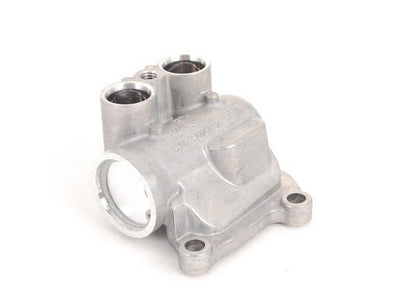 Connection with thermostat OEM 11427542267 for BMW E70, E71, E72, F01, F02, F03, F04, F07, F10, F11, F12, F13, F18. Original BMW.