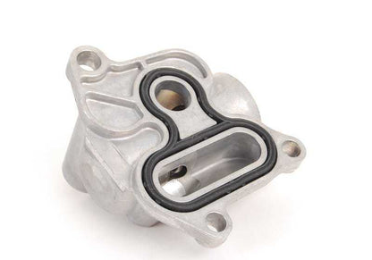 Connection with thermostat OEM 11427542267 for BMW E70, E71, E72, F01, F02, F03, F04, F07, F10, F11, F12, F13, F18. Original BMW.