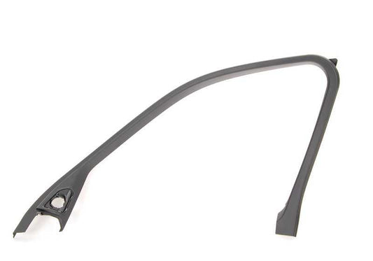 Cubierta marco ventana puerta delantera izquierda OEM 51337395383 para BMW X5 F15, F85. Original BMW.