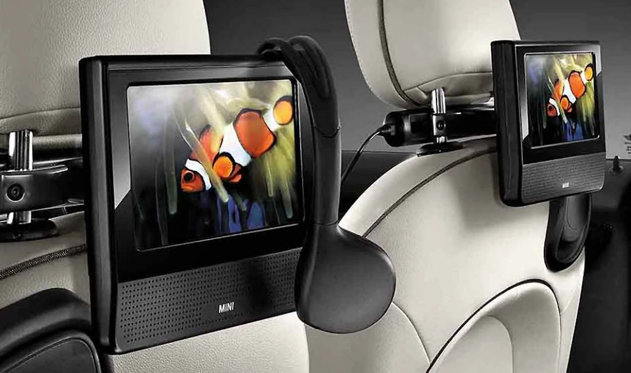 Sistema DVD singolo per tablet OEM 65122355742 per MINI R50, R53, R56, F56, Clubman R55, Cabrio R57, Countryman R60... e altro ancora. MINI originale.