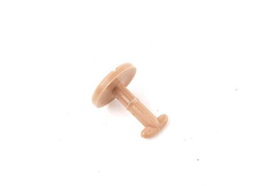 Cierre de fijación 24,5mm sandbeige OEM 51478183029 para BMW E39 y E38. Ideal para sujetar alfombrillas originales. Compatible con varios modelos. Pieza original BMW.