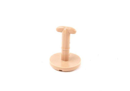 Cierre de fijación 24,5mm sandbeige OEM 51478183029 para BMW E39 y E38. Ideal para sujetar alfombrillas originales. Compatible con varios modelos. Pieza original BMW.