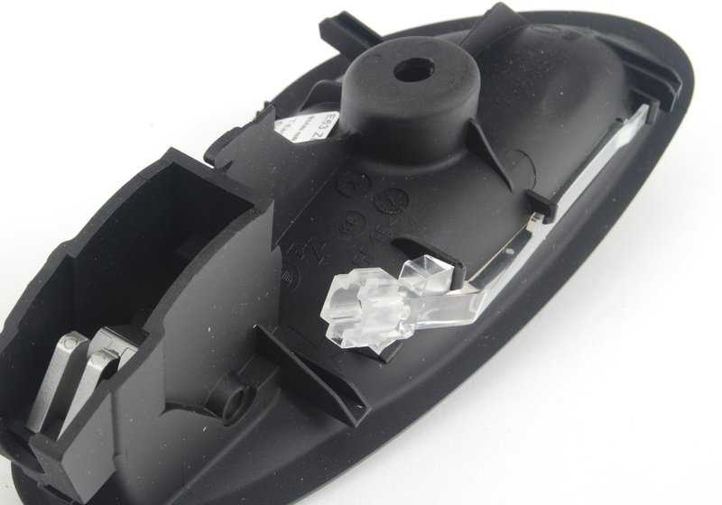 Maneta interior puerta izquierda OEM 51417899609 para BMW E63, E64. Original BMW.
