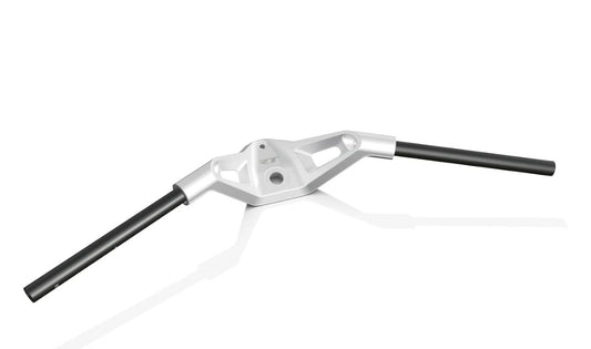 Manillar forjado de aluminio plata OEM 32715A738B9 para motos BMW R 1300 RT (desde 03/2025). Original BMW Motorrad.