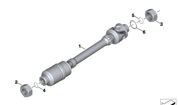 Tuerca de racor OEM 07147923242 para BMW Motorrad R18, R18 Classic, R18 B, R18 Transcontinental. Original BMW Motorrad.