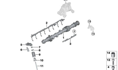 Resorte de válvula OEM 11348603911 para BMW F20, F21, F40, F52, F70, F22, F23, F44, F45, F46, G42, U06, F30, F31, F34, F35, G20, G21, G28, F32, F33, F36, G22, G23, G26, G30, G31, G38, G60, G61, G68, G32, G11, G12, G70, G14, G15, G16, F48, F49, U11,