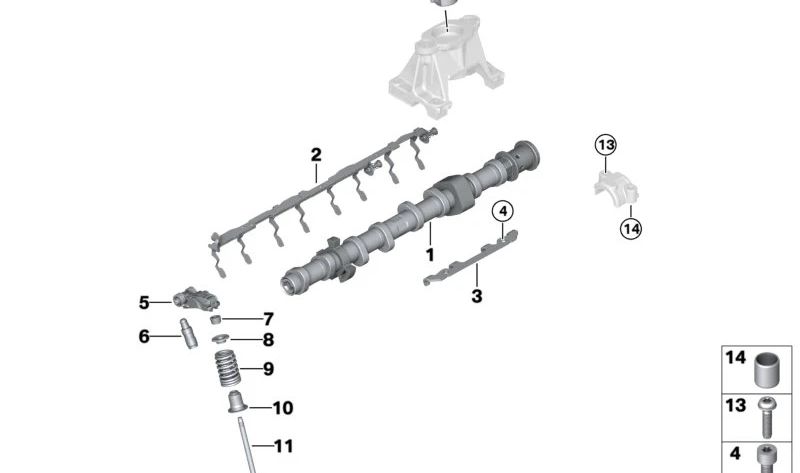 Gear lever for BMW 3 Series G20N, G21N, 4 Series G22N, G23N, G26N, 5 Series G60, G68, 7 Series G70, X3 G45, X5 G05N, G18N, X6 G06N, X7 G07N (OEM 11339452677). Genuine BMW