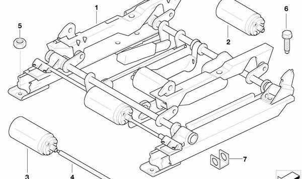 Juego de ejes flexibles para BMW (OEM 52108398812). Original BMW