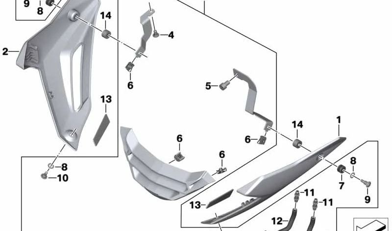 Tornillo ISA M8X12-ZNS3 OEM 07129904655 para motos BMW S 1000 RR, C 600 Sport, C 650 GT... y más. Original BMW Motorrad.