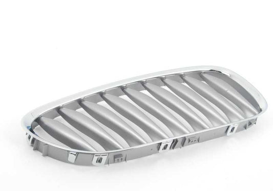 Rejilla decorativa derecha OEM 51117117758 para BMW Z4 E85 (todos los modelos 2.0i, 2.2i, 2.5i con cambio manual y automático). Original BMW.