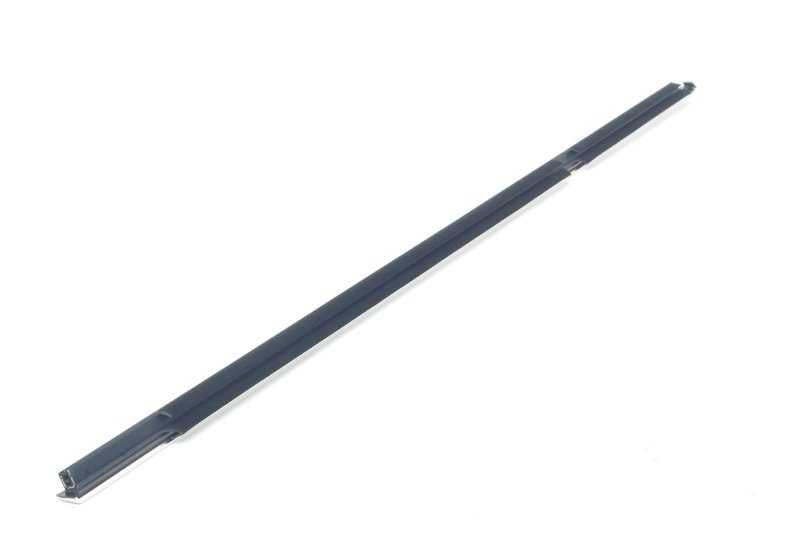 Cubierta exterior de marco puerta trasera izquierda cromada OEM 51357119215 para BMW E90, E90N. Original BMW.