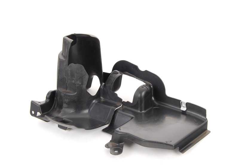 Cubierta izquierda de la caja de dirección OEM 51717123687 para BMW E60, E61, E63, E64. Original BMW.