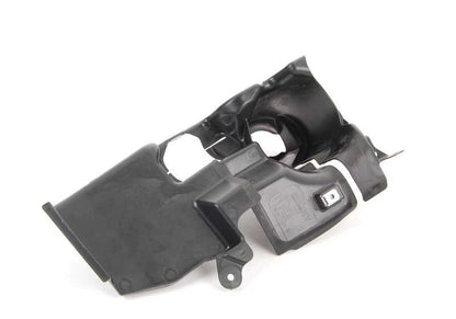 Cubierta izquierda de la caja de dirección OEM 51717123687 para BMW E60, E61, E63, E64. Original BMW.