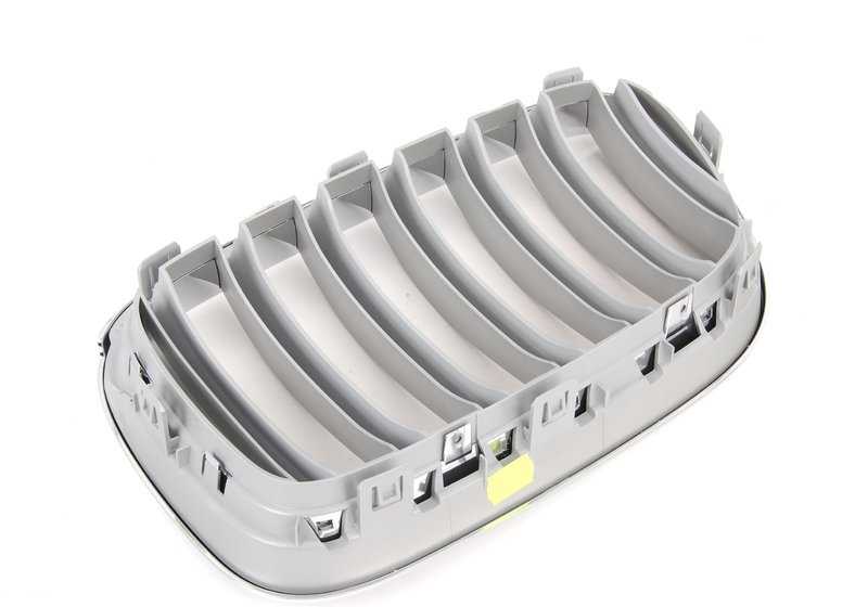 Rechte vordere dekorative Gitter in der Titanfarbe 51117237422 für BMW X3 F25 (bis zum 04.04.2014). Original BMW.