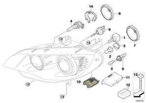 Xenon-Lichtsteuergerät/Vorschaltgerät für BMW E60 E61 E65 E66 E70 E71. Original-Ersatzteile