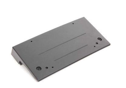 Soporte base para matrícula OEM 51117210473 para BMW X3 F25 (modelos sDrive18d, sDrive20i, xDrive20d, xDrive20i). Compatible con versiones USA/Japón. Original BMW.
