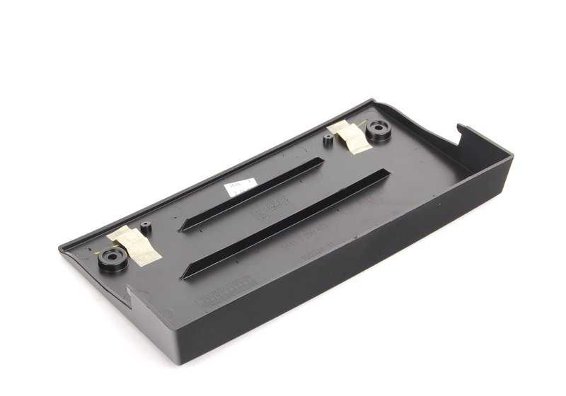 Soporte base para matrícula OEM 51117210473 para BMW X3 F25 (modelos sDrive18d, sDrive20i, xDrive20d, xDrive20i). Compatible con versiones USA/Japón. Original BMW.