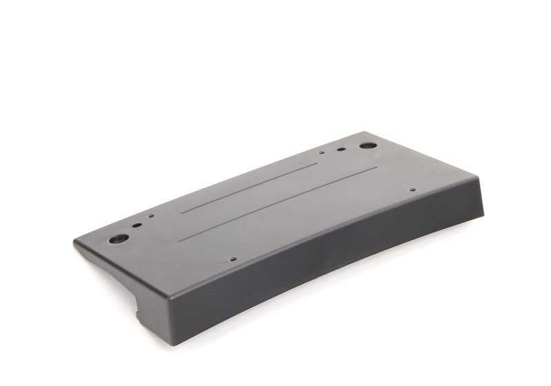 Soporte base para matrícula OEM 51117210473 para BMW X3 F25 (modelos sDrive18d, sDrive20i, xDrive20d, xDrive20i). Compatible con versiones USA/Japón. Original BMW.