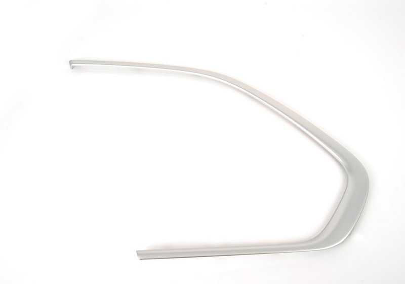 Moldura ventana trasera izquierda aluminio satinado OEM 51368037155 para BMW X5 E70 (todos los motores y versiones 2006-2013). Original BMW.