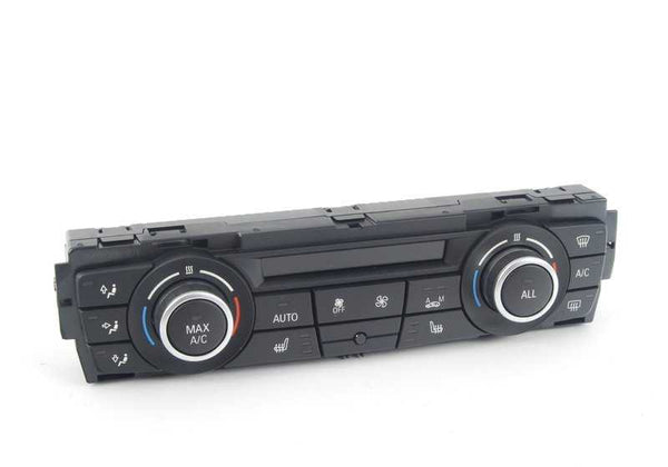 Mando de climatizador automático acabado cromo OEM 64119292262 para BMW E81, E87, E90, E92, E93, X1 E84… y más. Original BMW.