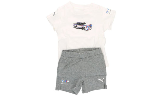 Juego de bebé M Motorsport talla 12-18 meses OEM 80142454724 válido para BMW. Original BMW.
