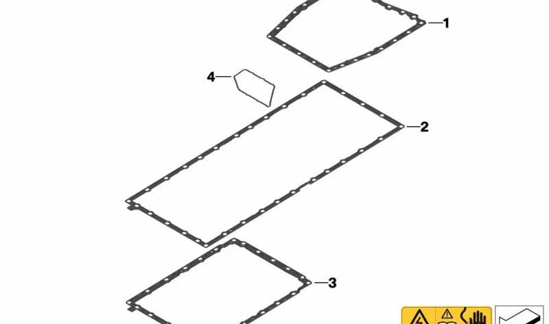 Junta de carcasa OEM 61278525565 para BMW Motorrad C evolution (CK17, 0C03) 2014-2020. Original BMW Motorrad.