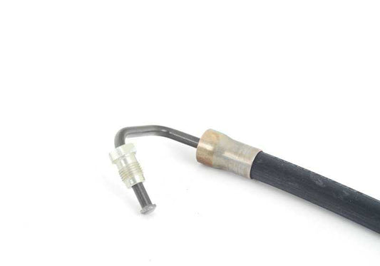 Tubo de presión del embrague OEM 21521153512 para BMW E28, E34, E24. Compatible con modelos 525e, 525i, 528e, 528i, 533i. Repuesto original BMW.